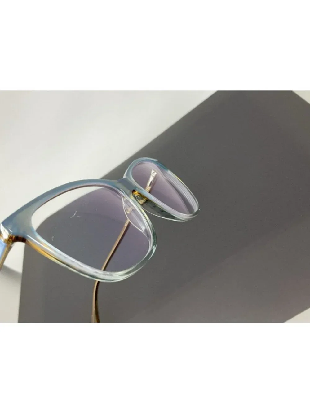 Amelia E 35-001348 Cat Eye Eyeglasses Blue Gradient 55 [] 14-145